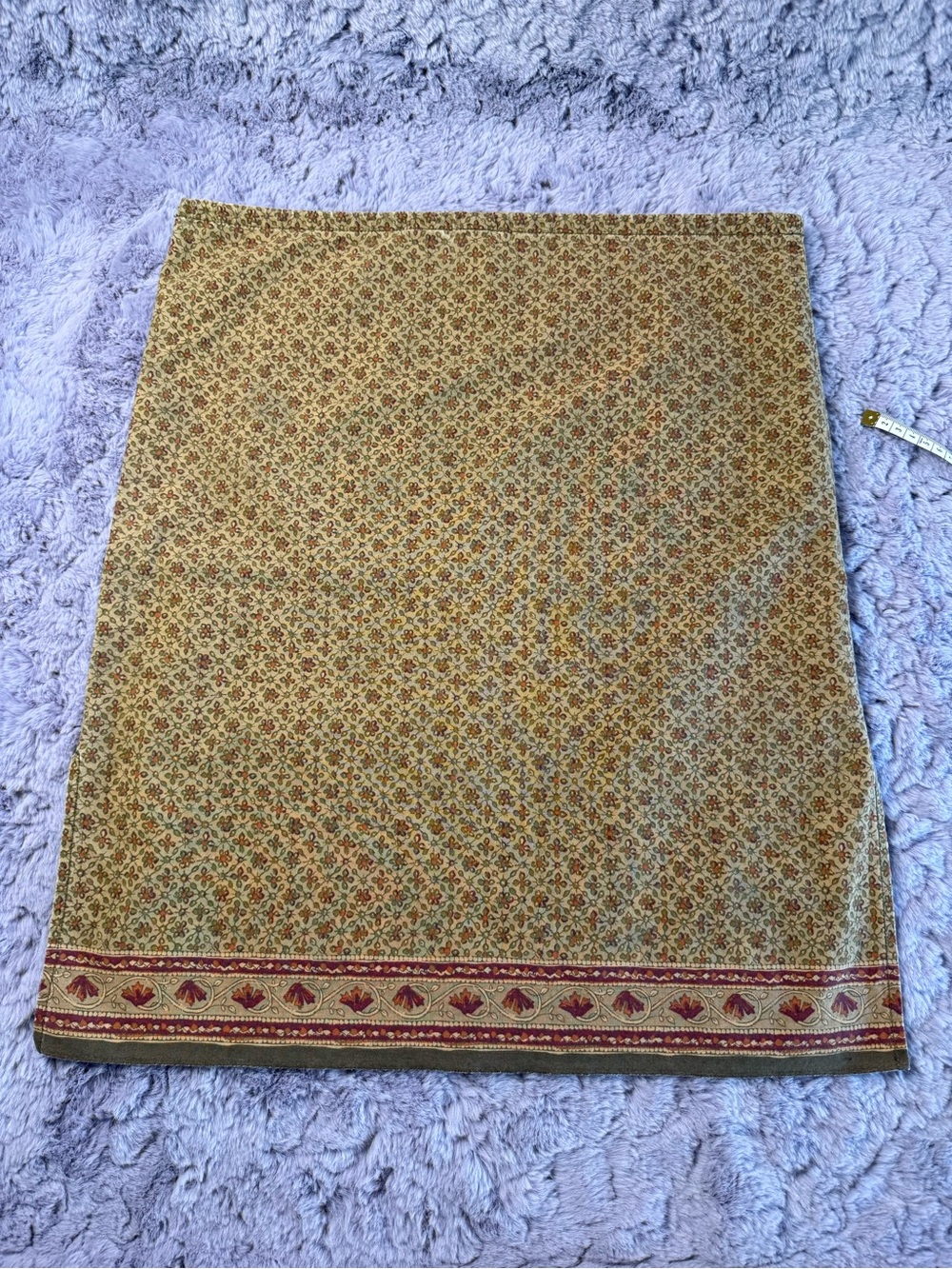 Abercrombie & Fitch | Midi Skirt Olive Green Floral | S | Vintage!